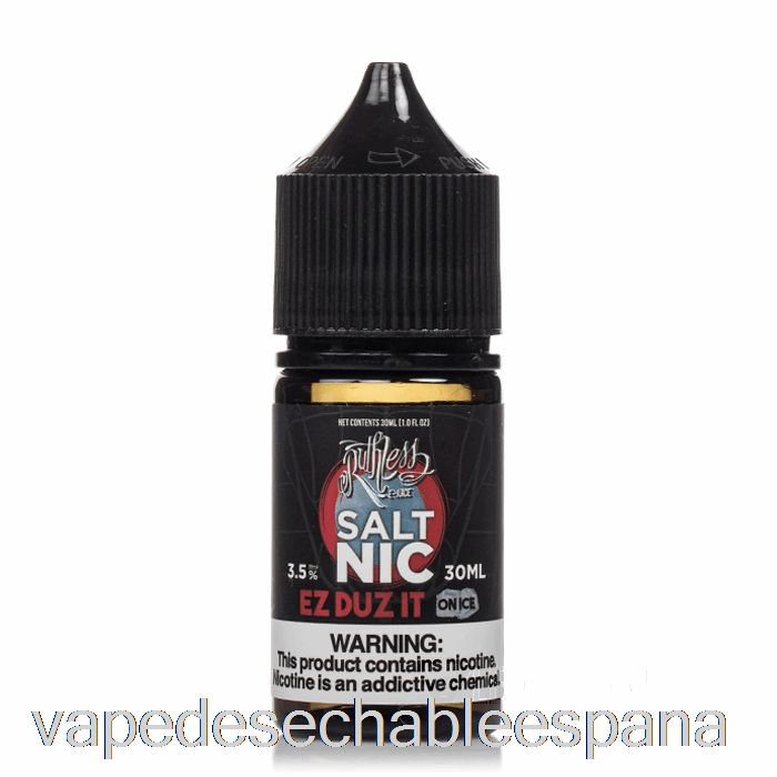 Vape Desechable España Ez Duz It On Ice - Sal Despiadada - 30ml 10mg